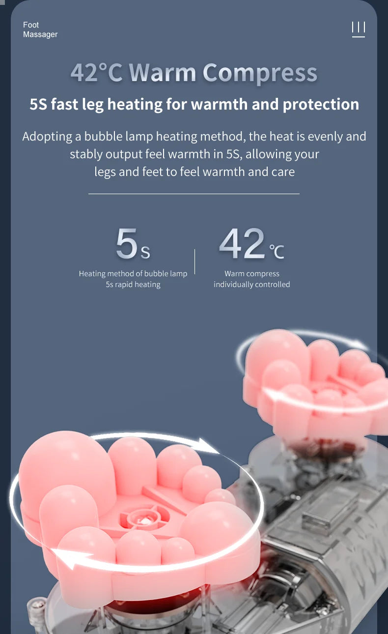 At home foot massager machine for deep relaxation and better blood flow - 13