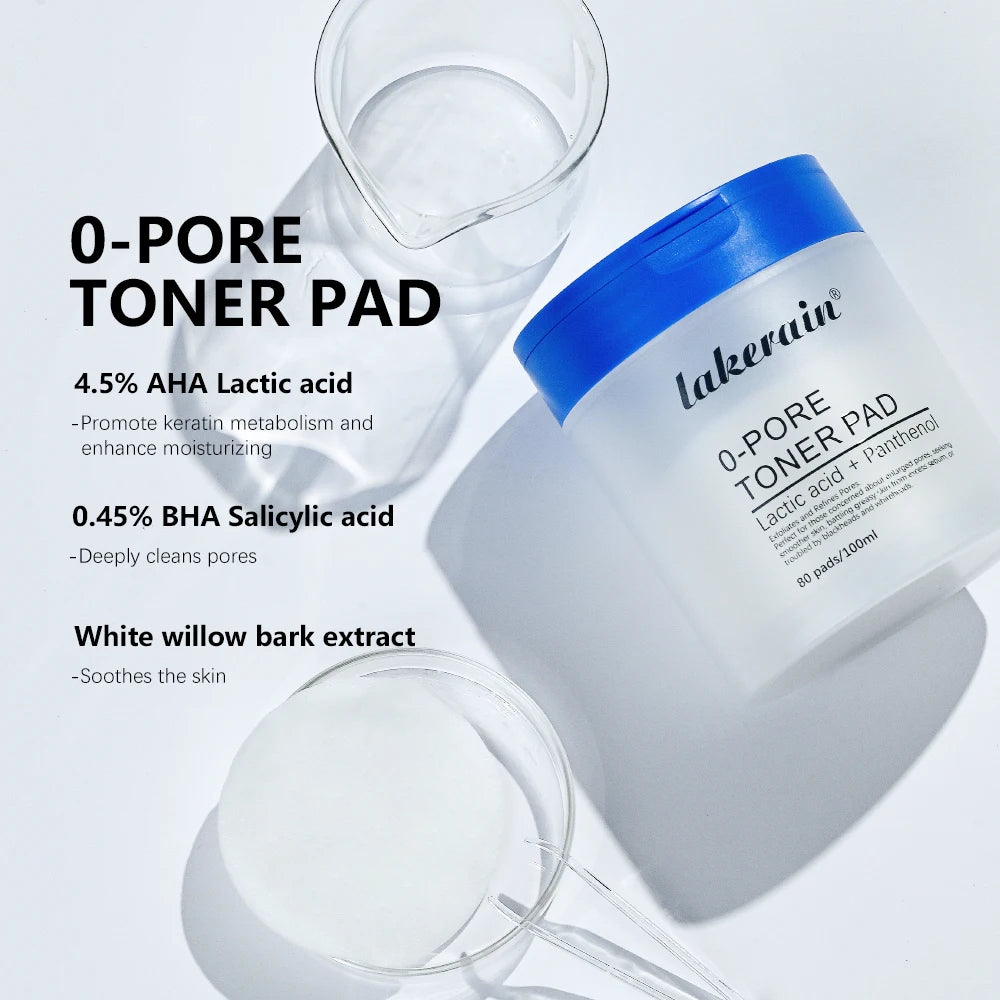 Daily Skincare Facial Serum And Toner Pad Set For Deep Hydration And Glow
