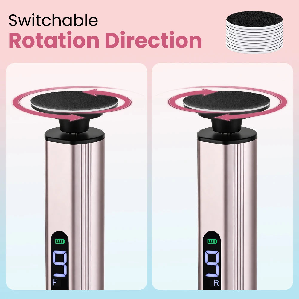 At Home Heel Care Electric Foot File Callus Remover for Smooth Feet