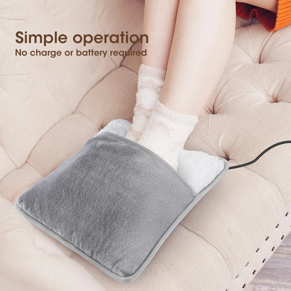 Office Desk Foot Warmer Electric Heating Pad with Nine Heat Settings - 22