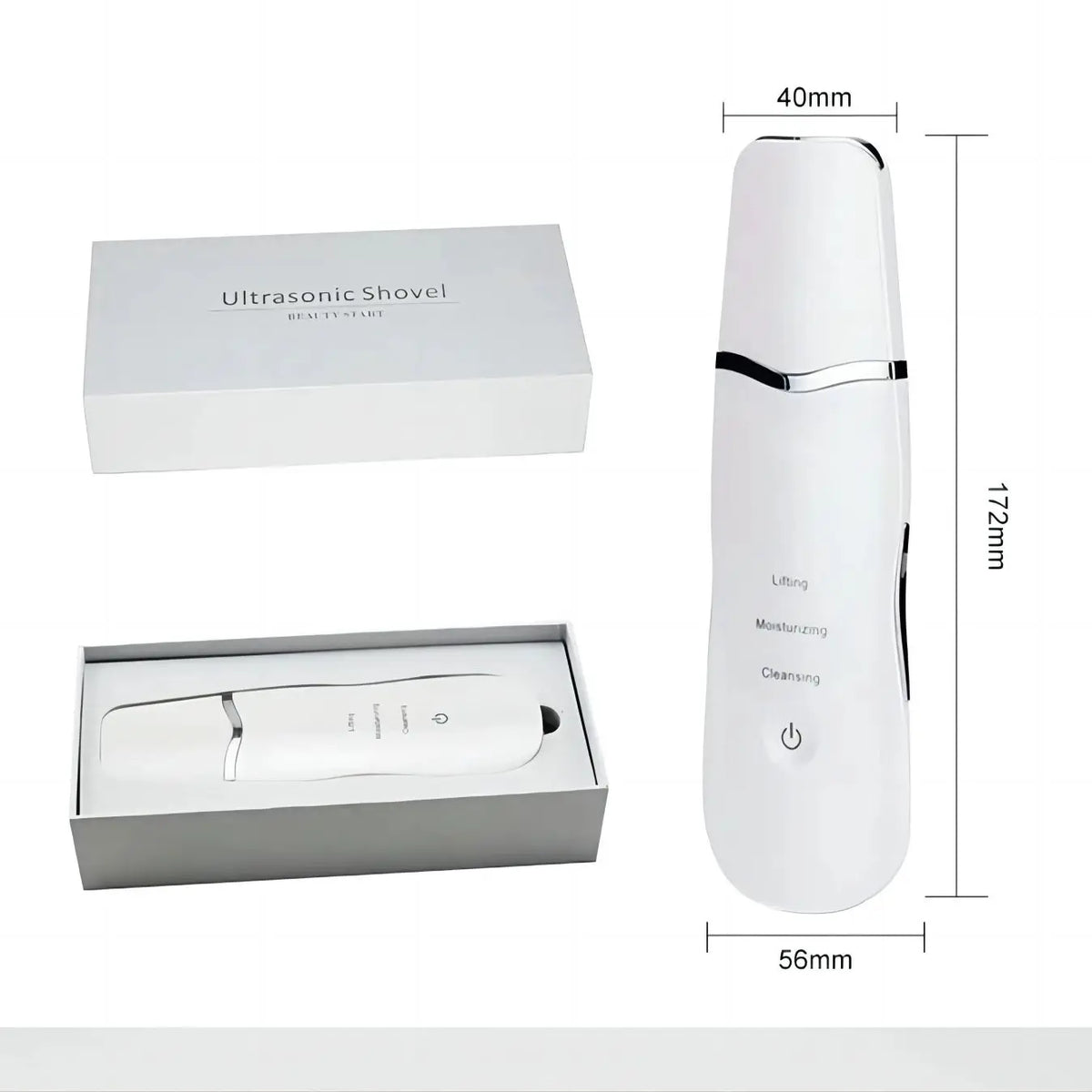 At Home Facial Ultrasonic Skin Spatula for Deep Cleaning and Blackheads