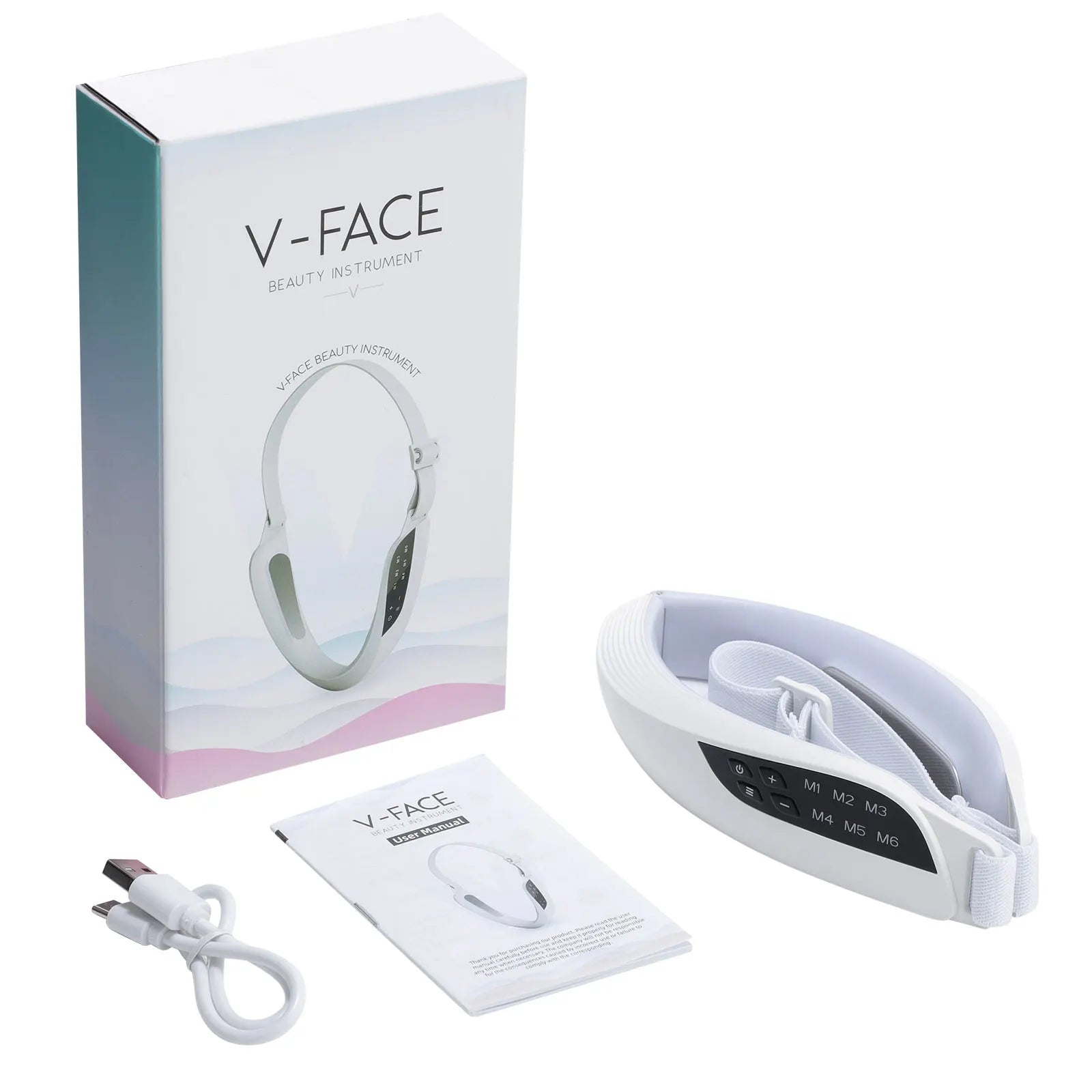 At Home Facial V-Line Lift Device and Micro Current Skin Care Massager - 18