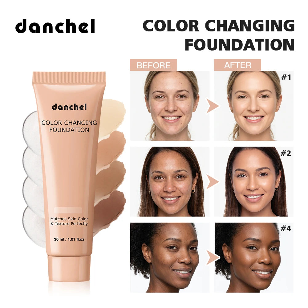 Daily Makeup Routine Color Changing Foundation For Flawless Coverage - 1