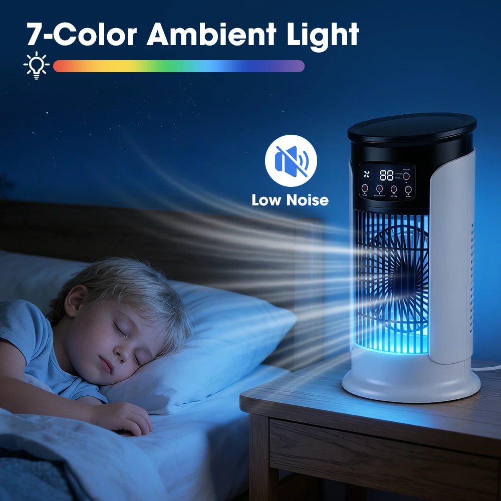Home Office Portable Air Conditioning Fan for Instant Cooling Relief - 6