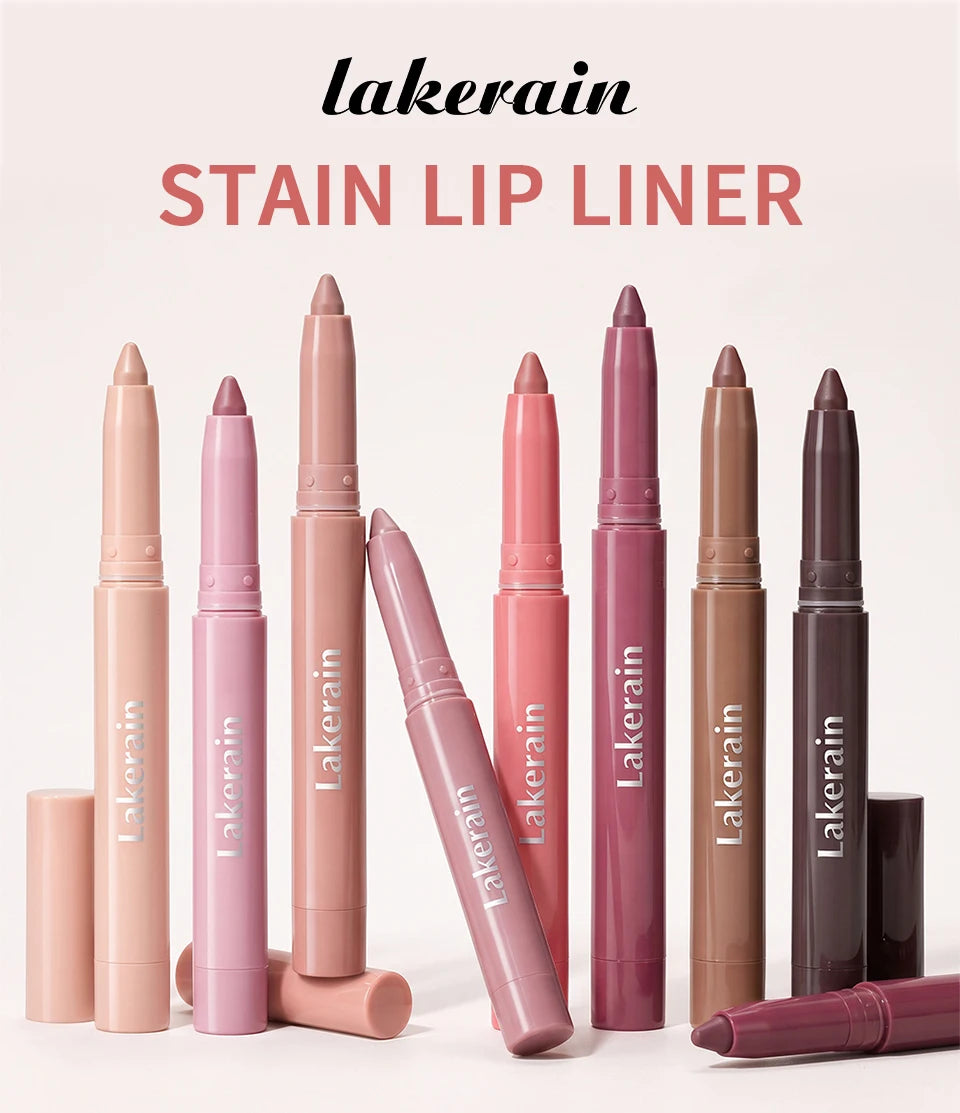 Daily Makeup Stain Lip Liner Pencil for Long Lasting Matte Definition - 7