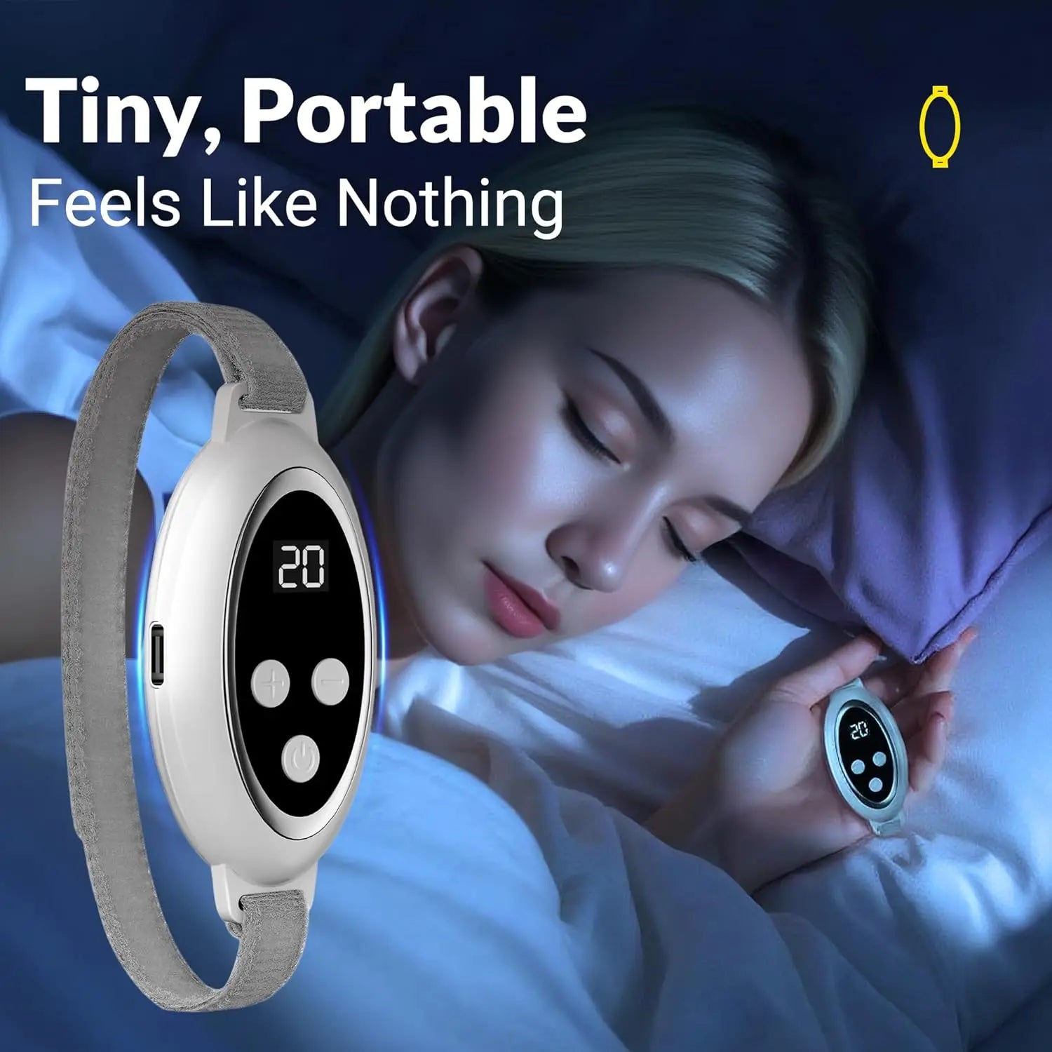 Better Sleep Handheld Microcurrent Pulse Massager for Relaxation Support - 1