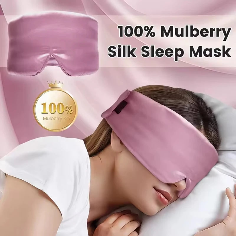 Better Travel Rest Silk Sleep Mask for Soft Pressureless Eye Coverage