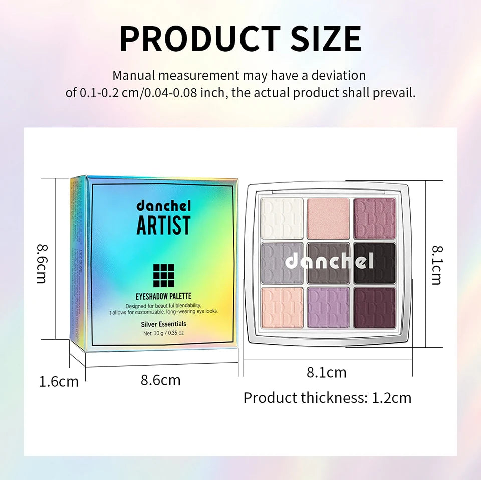Daily Makeup Eyeshadow Palette with Long Lasting Coordinated Shades - 17