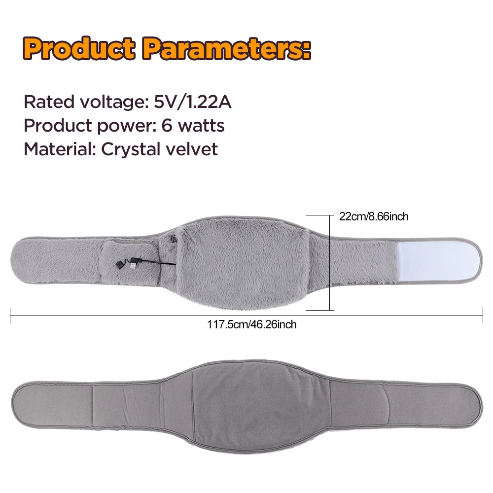 Winter Cold Relief Electric Heating Belt and Abdomen Hand Warmer - 28