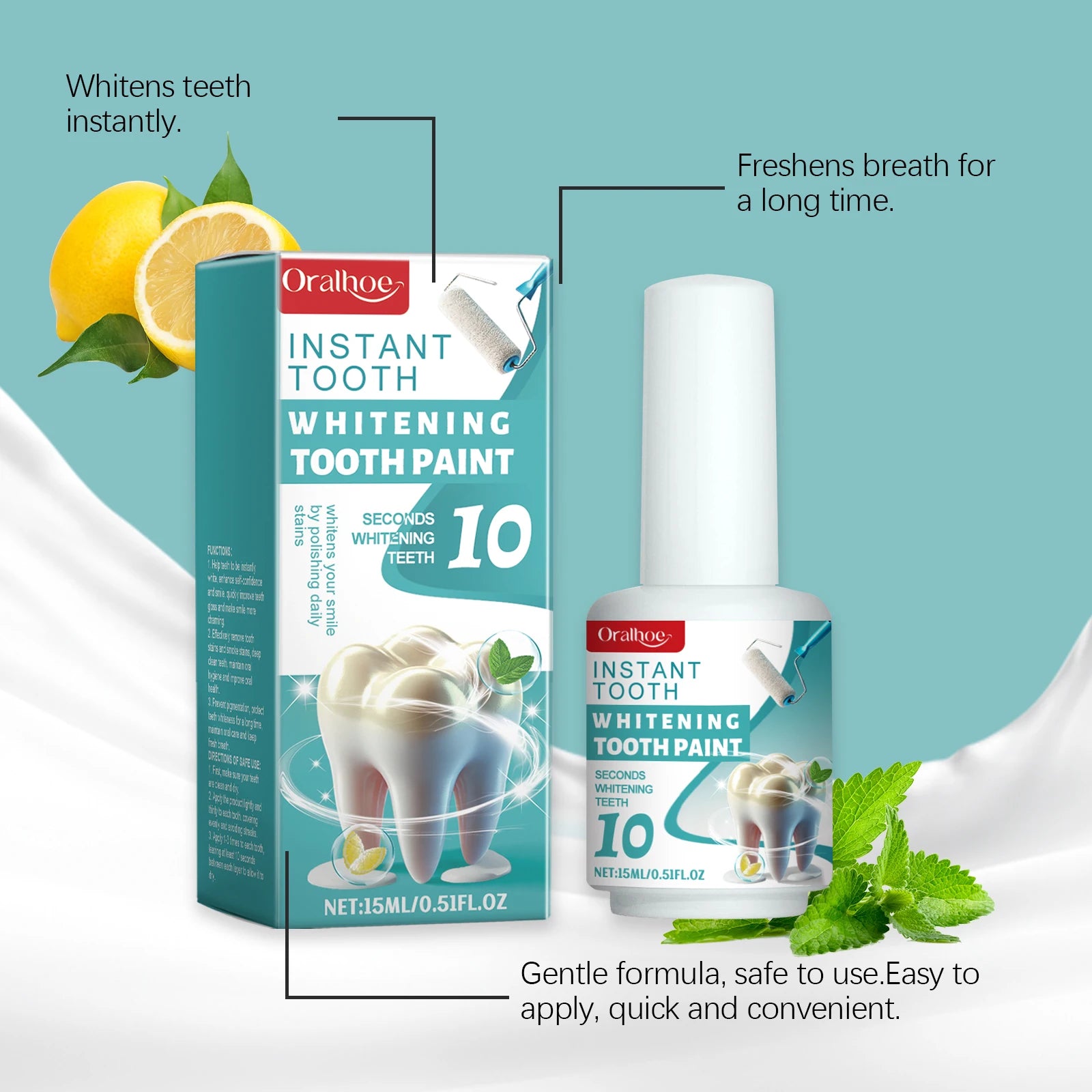 Brighten Your Smile With Professional Teeth Whitening Paint Gel - 9
