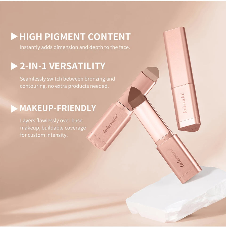 Daily Makeup Routine Contour Bronzer Stick for Sculpted Looking Face