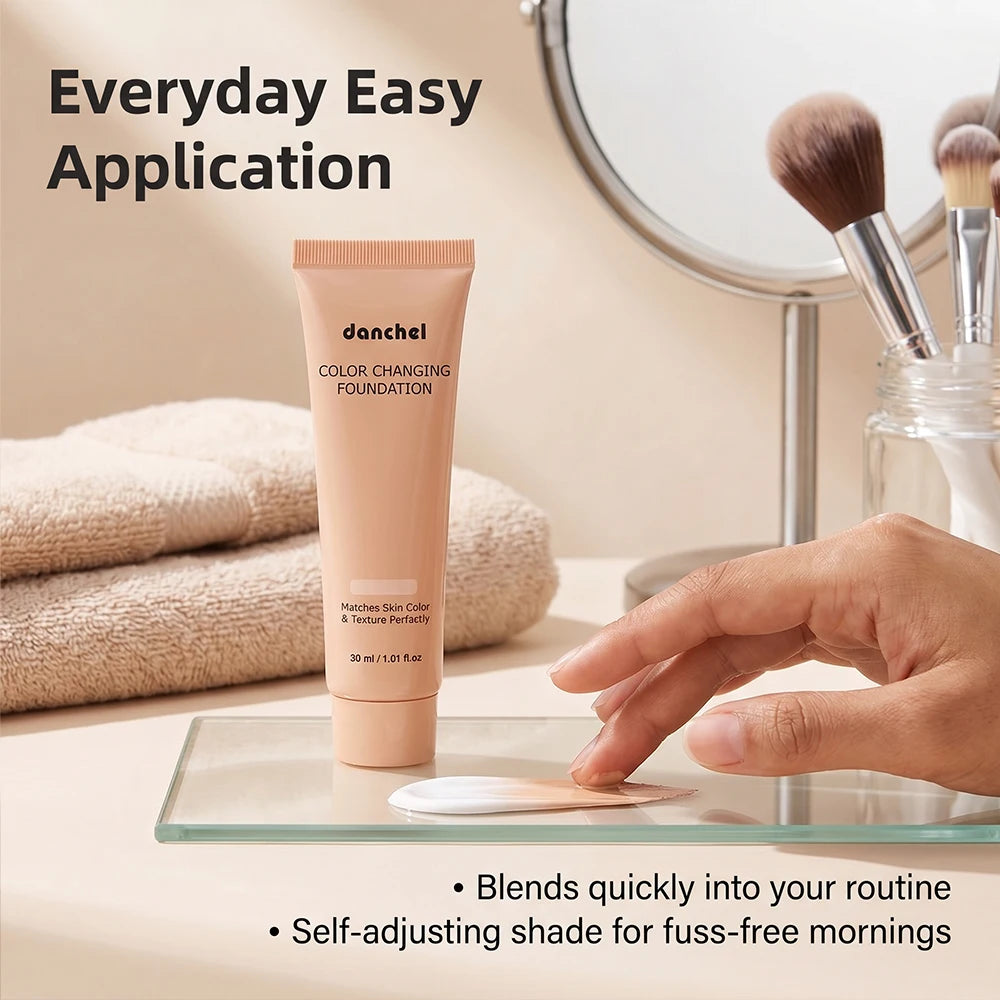 Daily Makeup Routine Color Changing Foundation For Flawless Coverage