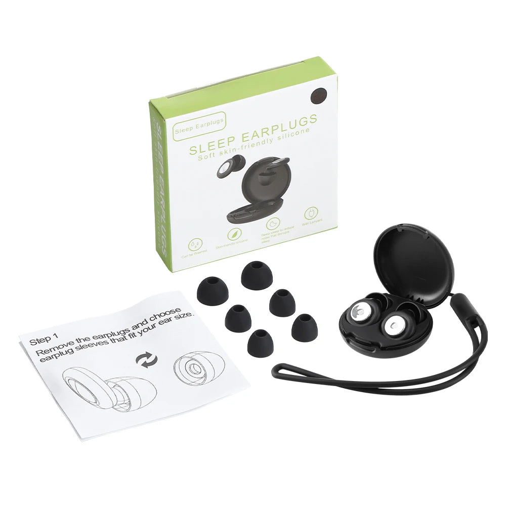 Better sleep and travel noise cancelling silicone ear plugs for rest