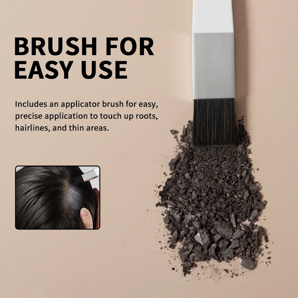 Instantly cover roots and grays at home with natural hair powder palette