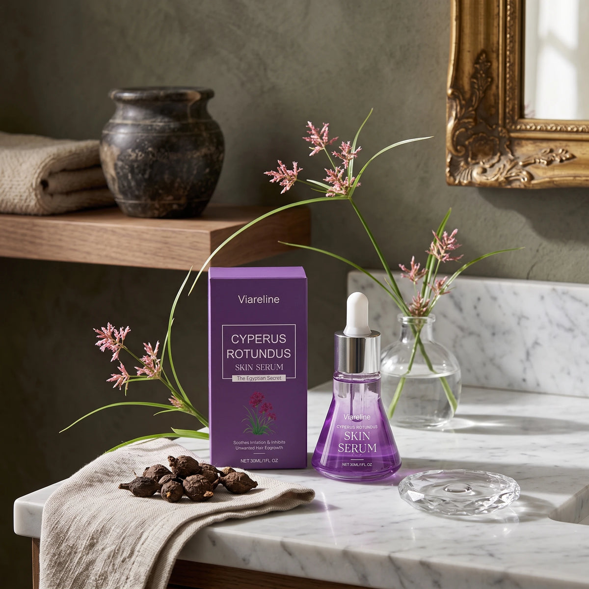After Shaving Cyperus Rotundus Skin Serum Slow Down Hair Regrowth