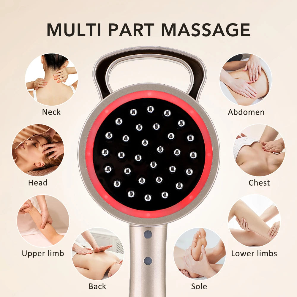 At Home Electric Meridian Brush Massager for Body Slimming and Relaxation