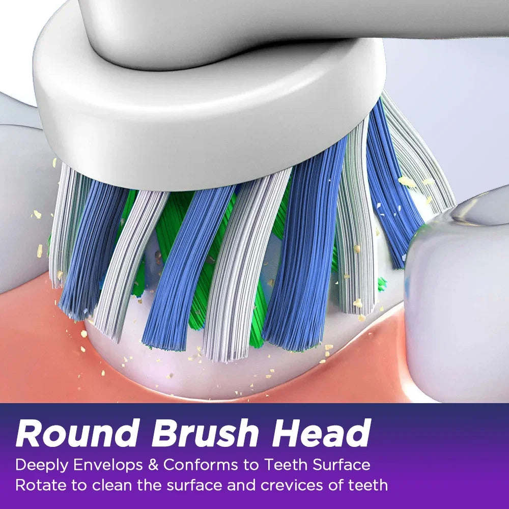 Home Cleaning Rotating Electric Toothbrush for a Brighter Smile - 3