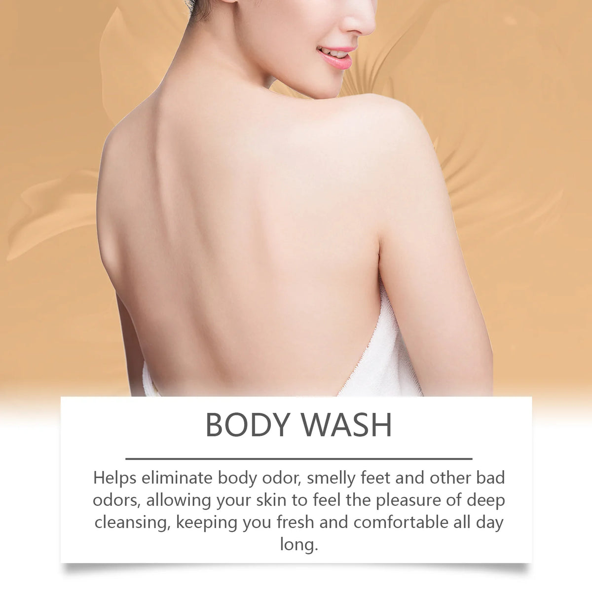 Daily Shower Persimmon Body Wash Sweat Odor Eliminating Natural Gel
