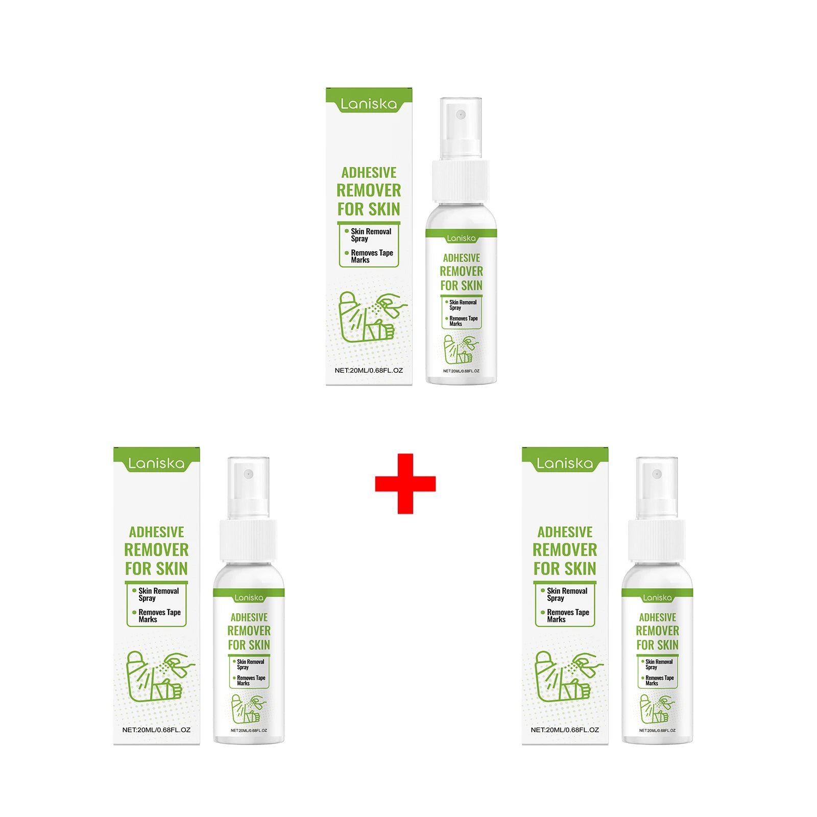 Painful Tape Removal Adhesive Remover Spray for Gentle Residue Cleanup - 20