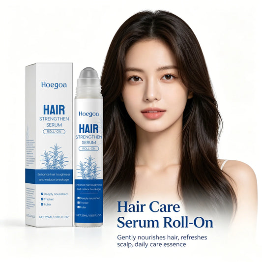 Daily hair routine Rosemary Hair Growth Roller for strong roots
