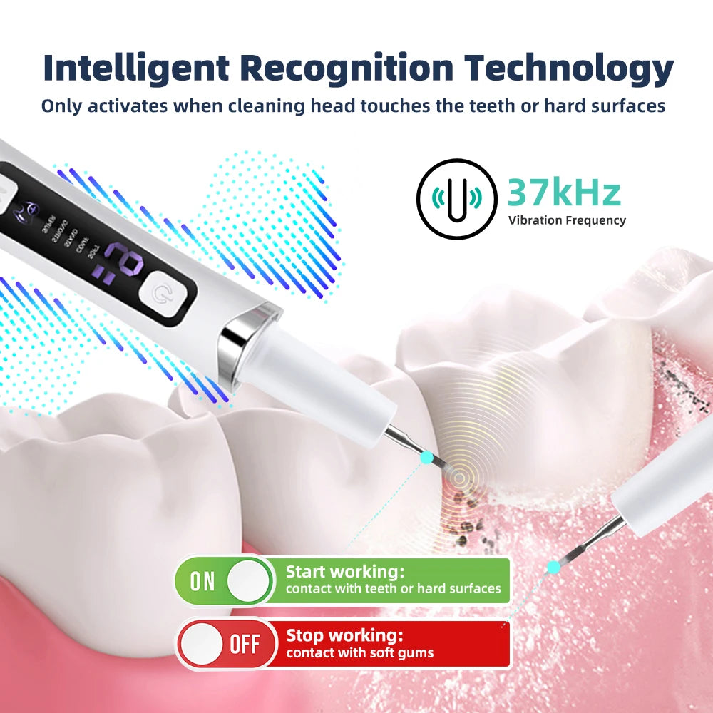Bathroom Dental Scaler Electric Tooth Cleaner for Tartar Plaque Removal