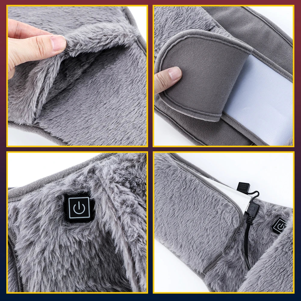Winter Cold Relief Electric Heating Belt and Abdomen Hand Warmer - 27