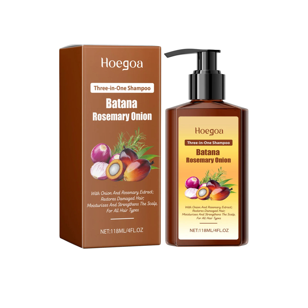 Daily Shower Batana Rosemary Shampoo for Hair Growth and Scalp Care