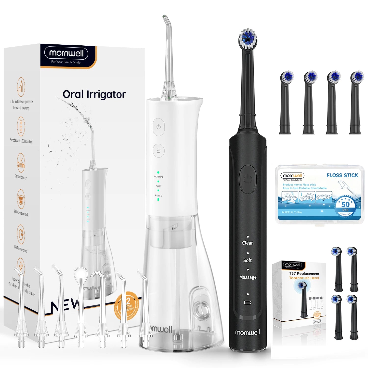 Home Use Power Toothbrush And Water Flosser For Whiter Teeth And Healthier Gums - 20