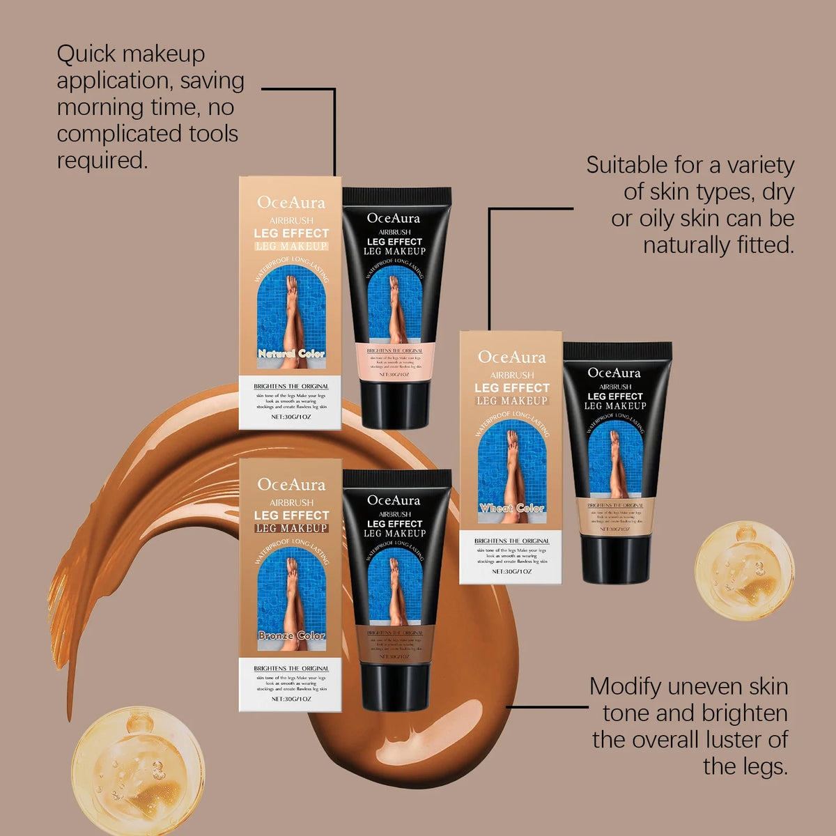 Achieve Flawless Legs With Waterproof Leg Makeup Concealer