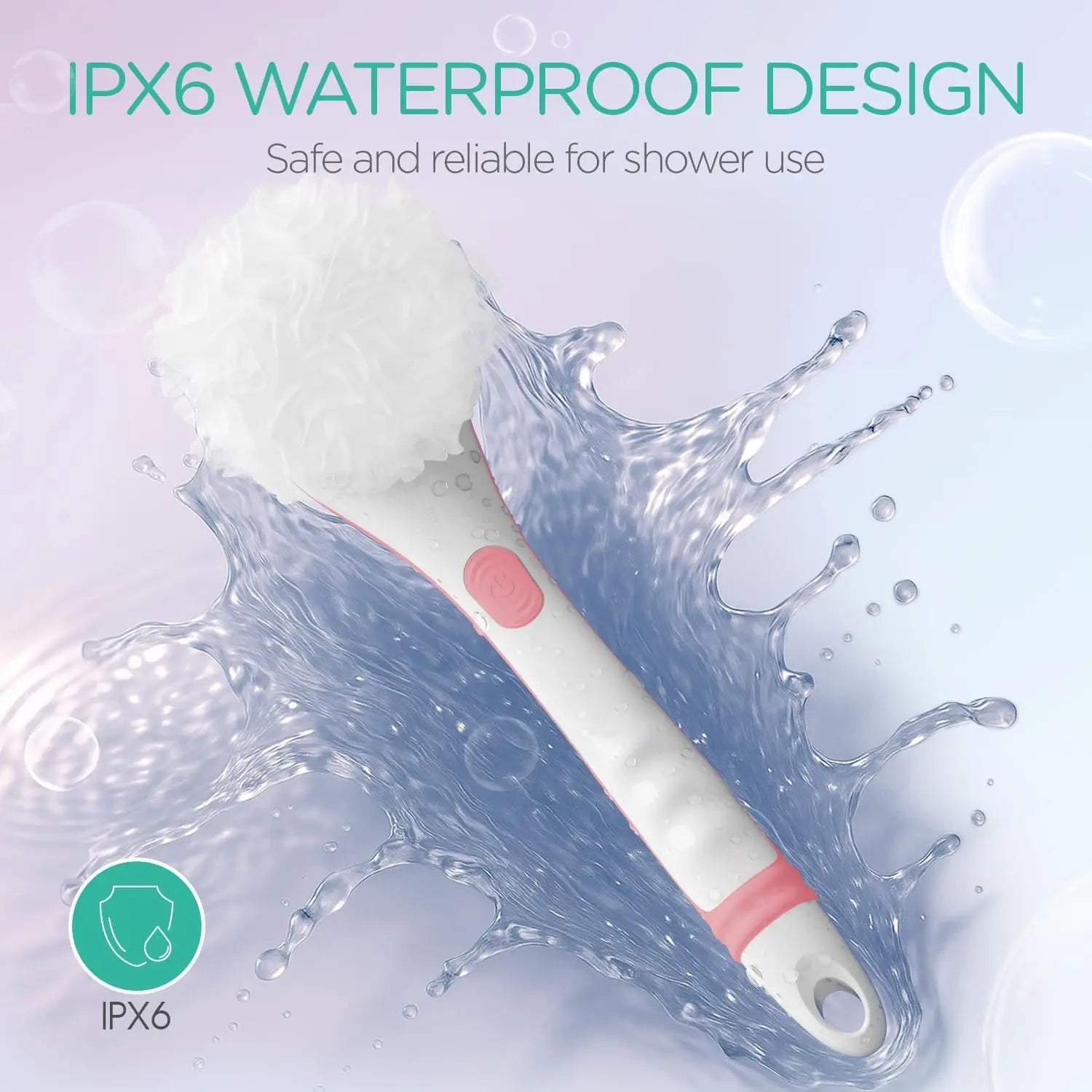 Bathroom Electric Body Scrubber for Deep Cleansing and Exfoliating - 6