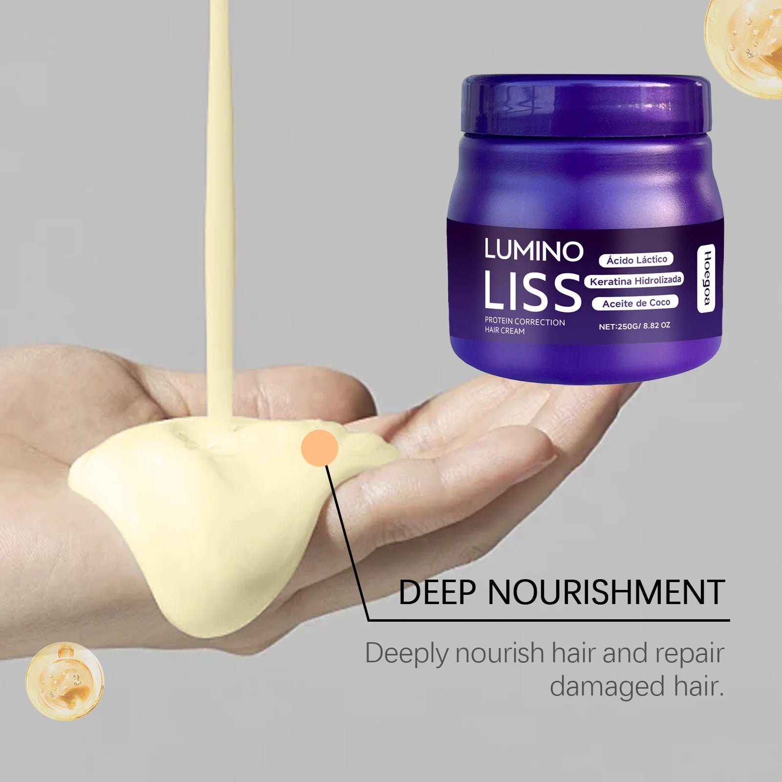 Daily Hair Care Protein Correction Hair Straightening Cream Smoothing - 12