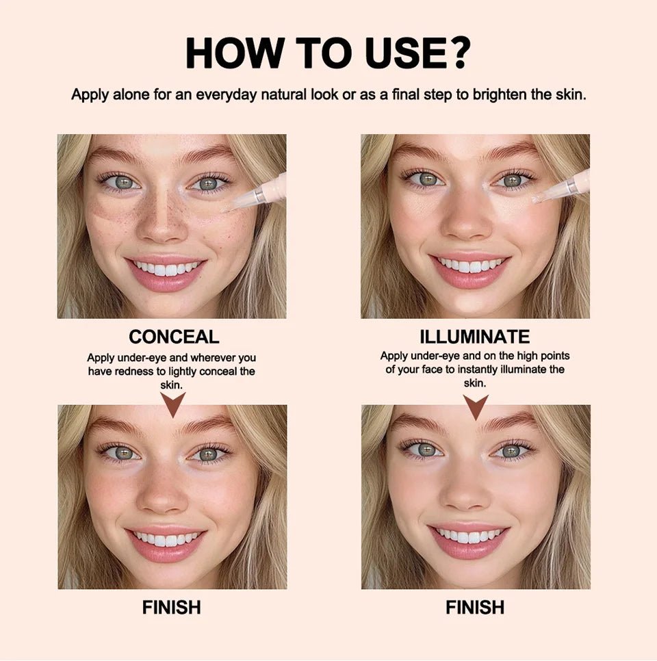 Daily Makeup Routine Awakening Concealer Click Pen For Natural Glowing Skin