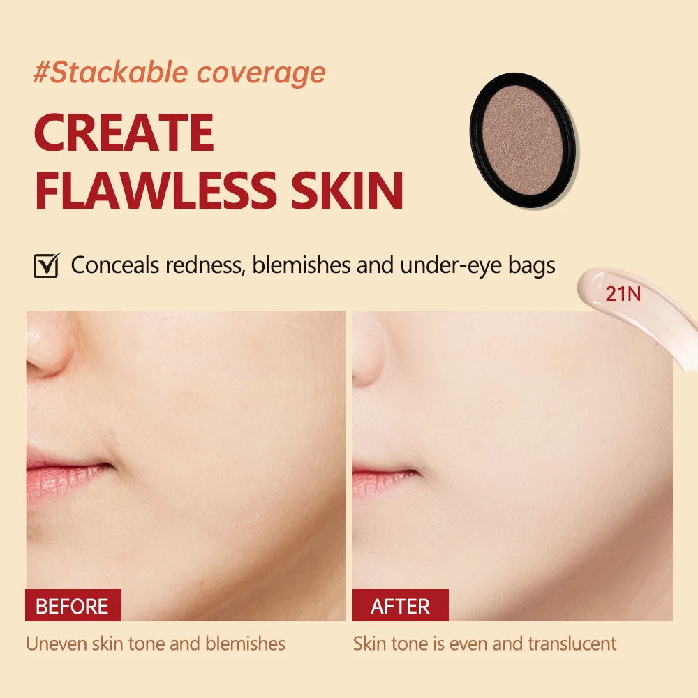 Daily Makeup Cushion Foundation Refill Long Lasting Coverage