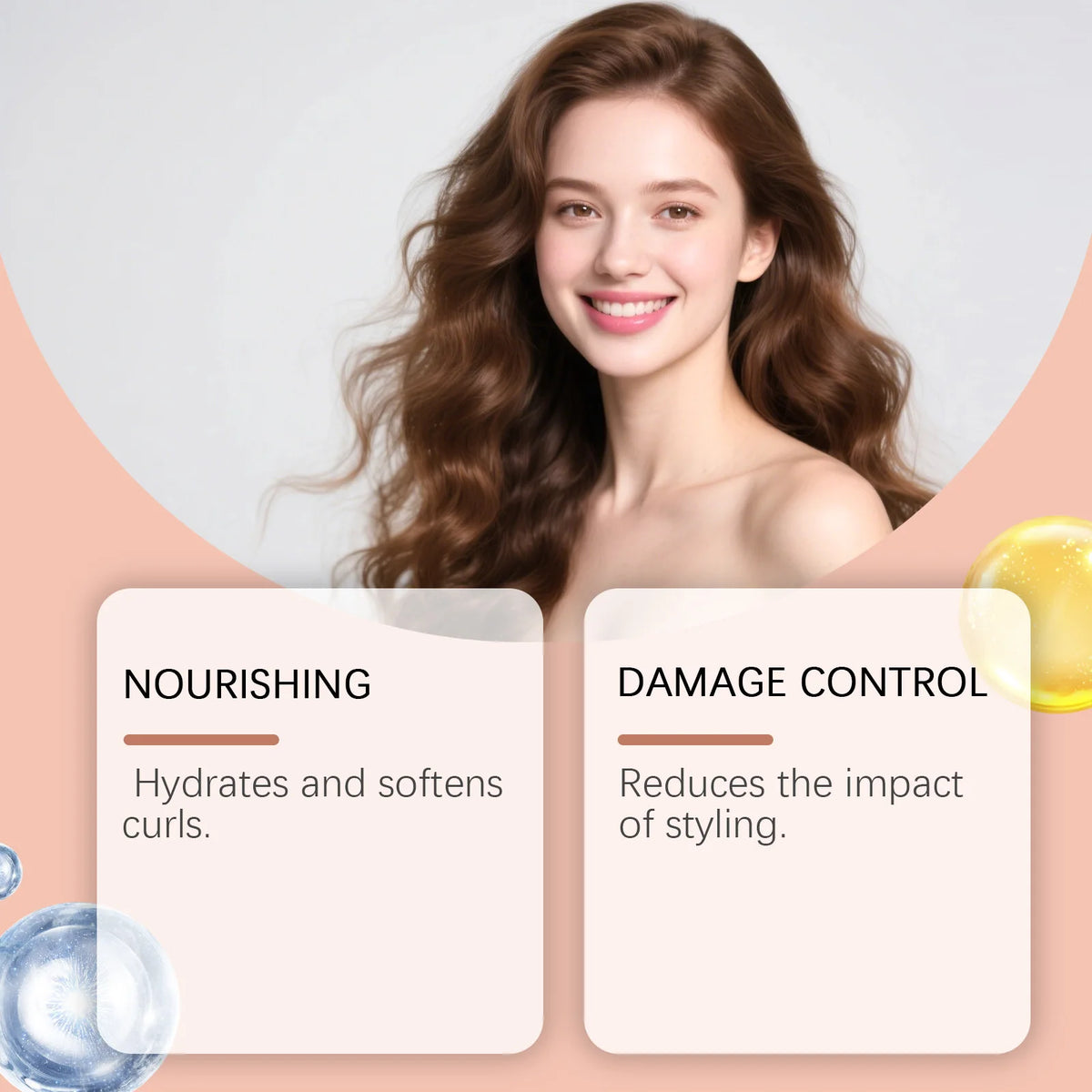 Daily styling Curl Styling Cream for defined waves and hydration