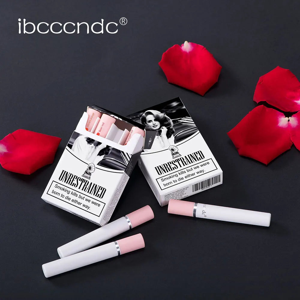 Daily makeup matte lipstick set for long lasting velvet lip tint color