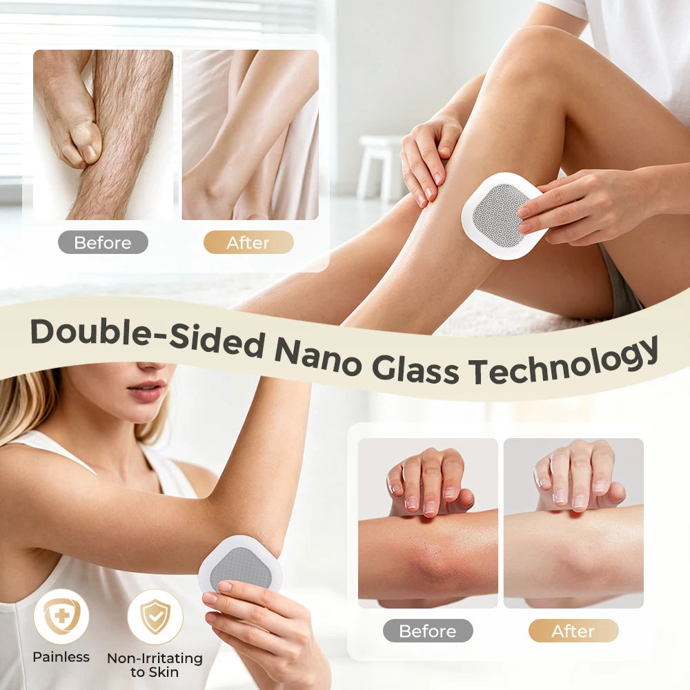 Bathroom Facial Hair Remover Glass Epilator for Smooth Skin Care