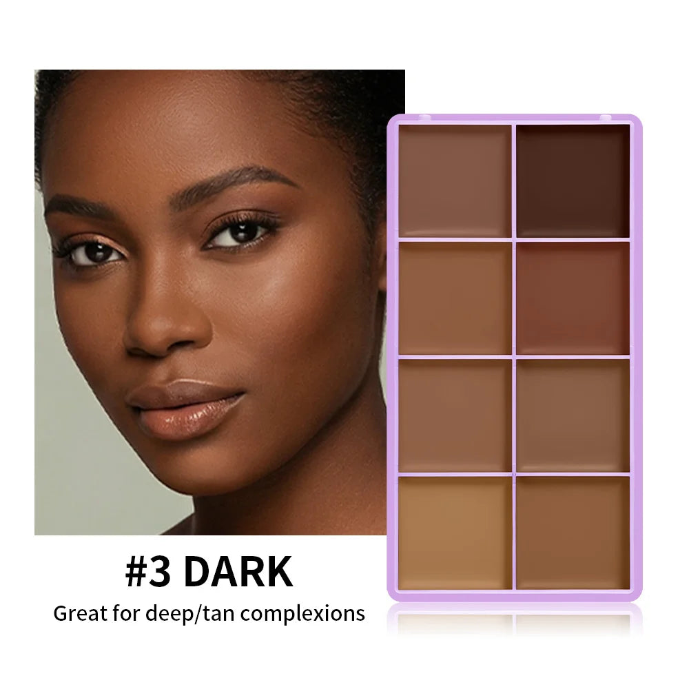 Daily Makeup Routine Cream Concealer Palette for Flawless Coverage