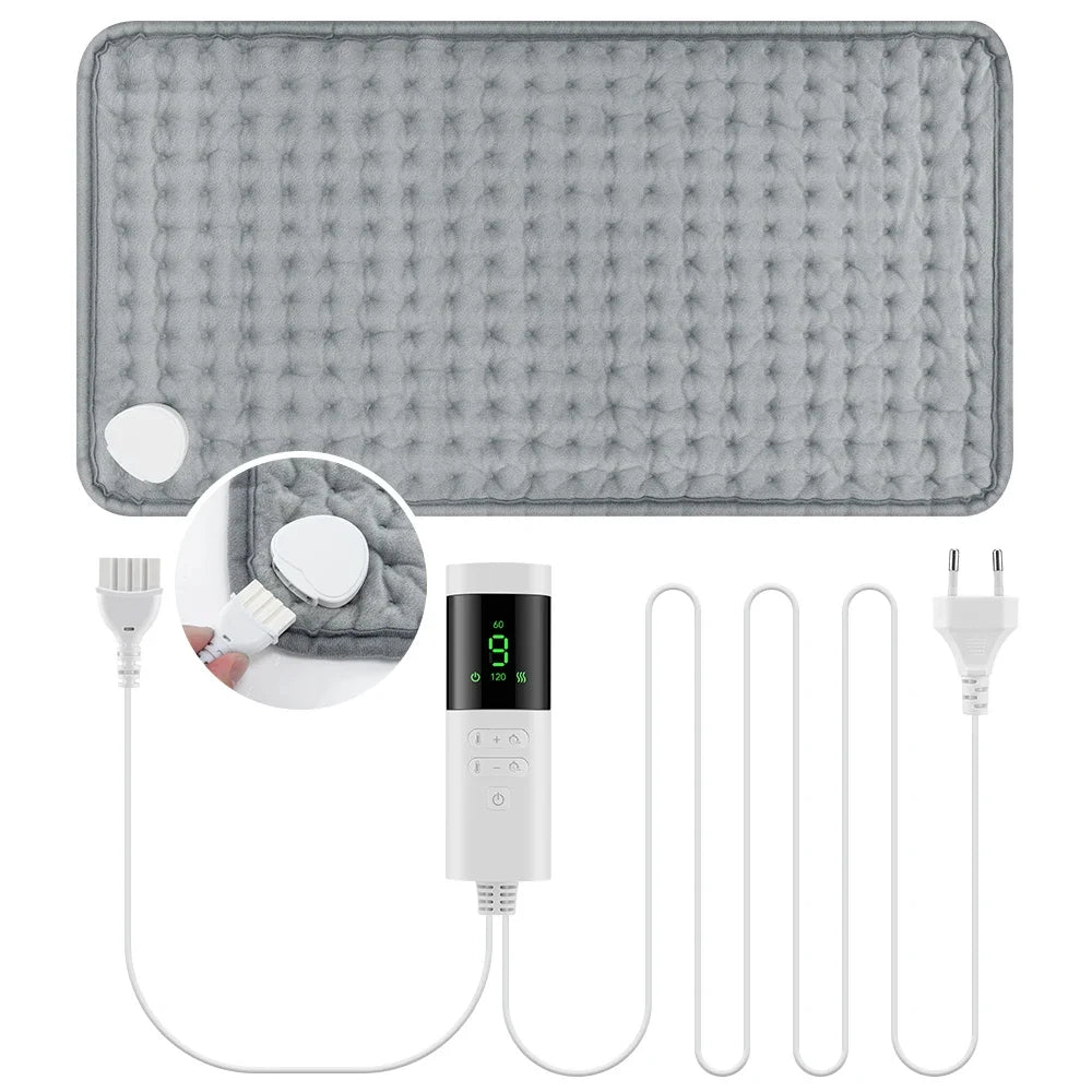 Back Pain Relief Electric Heating Pad for Muscle Relaxation and Comfort