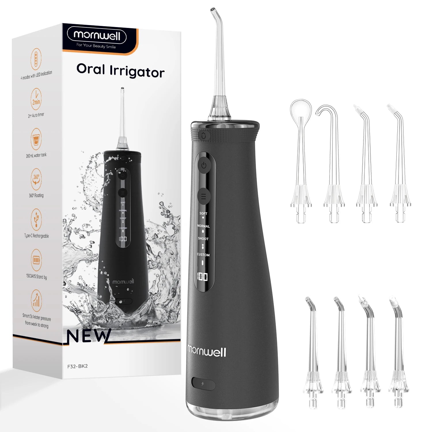 Home Teeth Whitening Oral Water Flosser for Deep Cleaning and Gum Care - 17