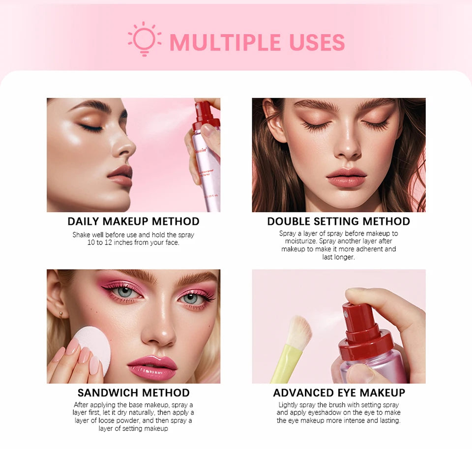 Daily Makeup Mattifying Waterproof Setting Spray for Oil Control