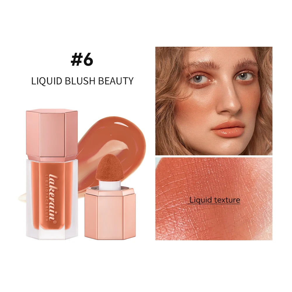 Daily Makeup Liquid Blush Long Lasting Waterproof Matte Velvet Formula - 19