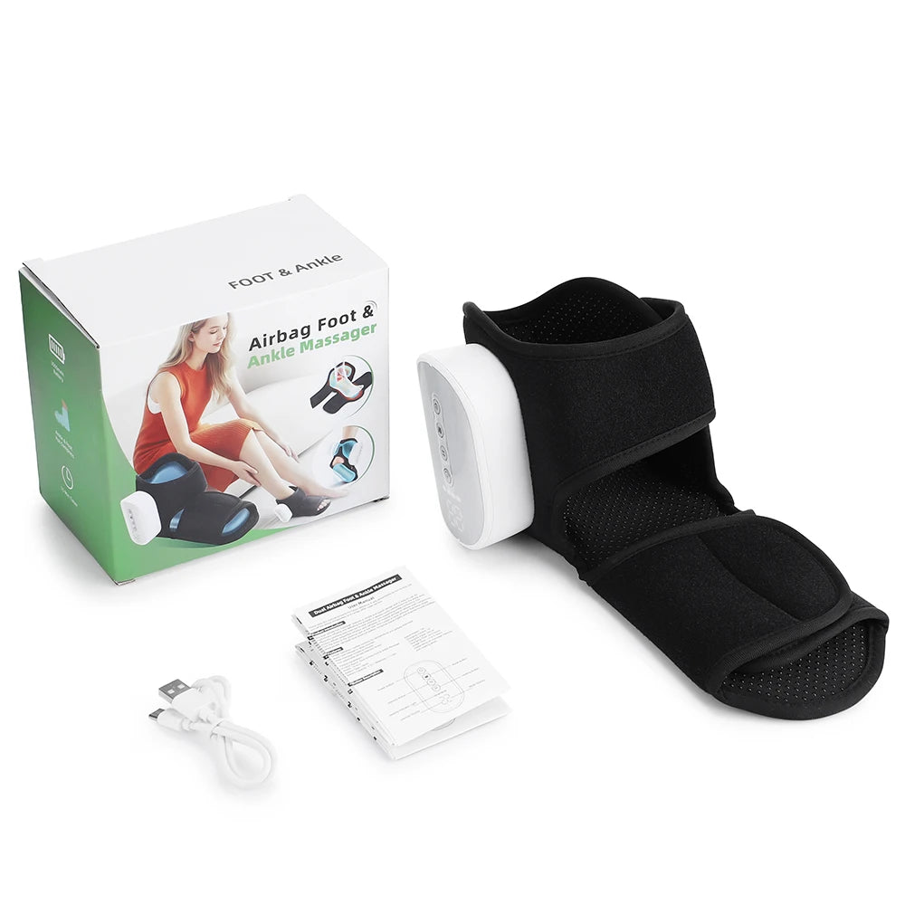 Home Office Relax Foot Massager with Heat and Air Compression