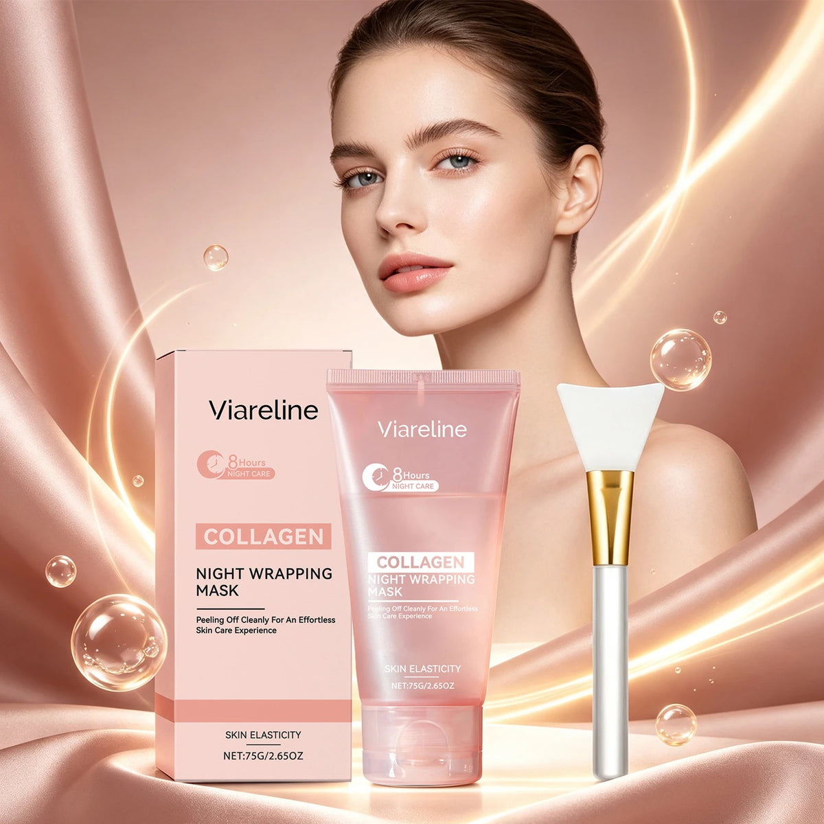 Overnight Skincare Routine Collagen Night Wrapping Peel Off Mask