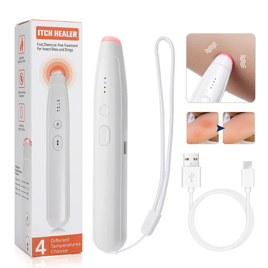 Outdoor travel electronic mosquito bite relief pen for itchy insect stings