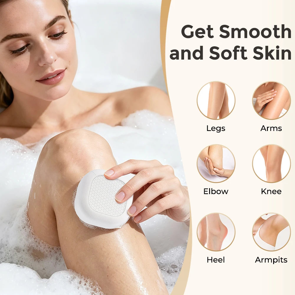 Personal Care Double-Sided Nano Glass Hair Remover and Exfoliator Tool - 12