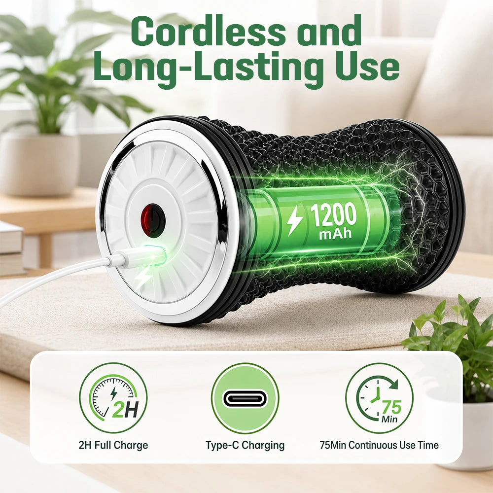 Post Workout Electric Massage Roller for Deep Muscle Relaxation - 10