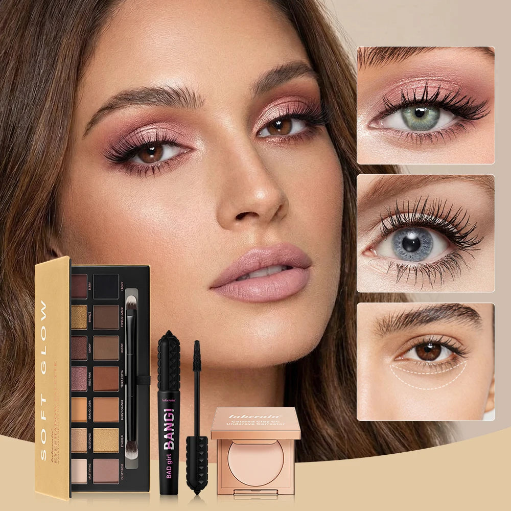 Daily Makeup Routine Complete Eye Makeup Kit for Long Lasting Beauty - 2