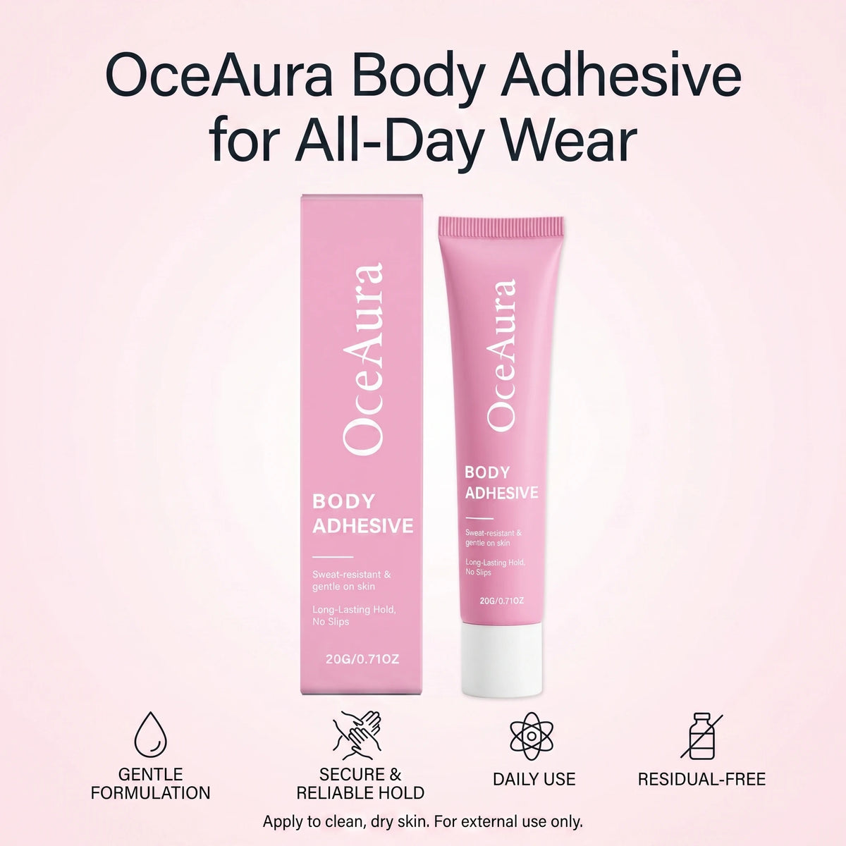 Daily Wear Body Adhesive for Clothing Secures Outfits Safely All Day