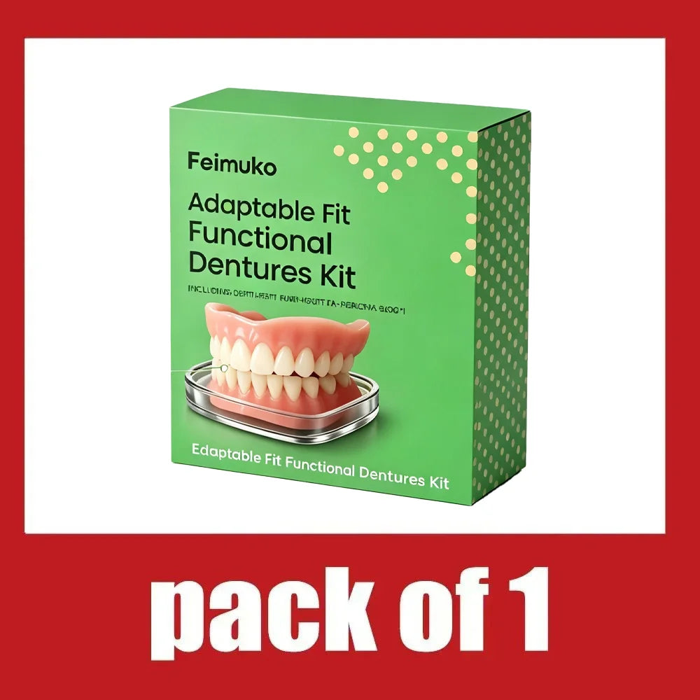 Daily Smile Soft Silicone Snap On Dentures Full Set Instant Comfort Fit - 7