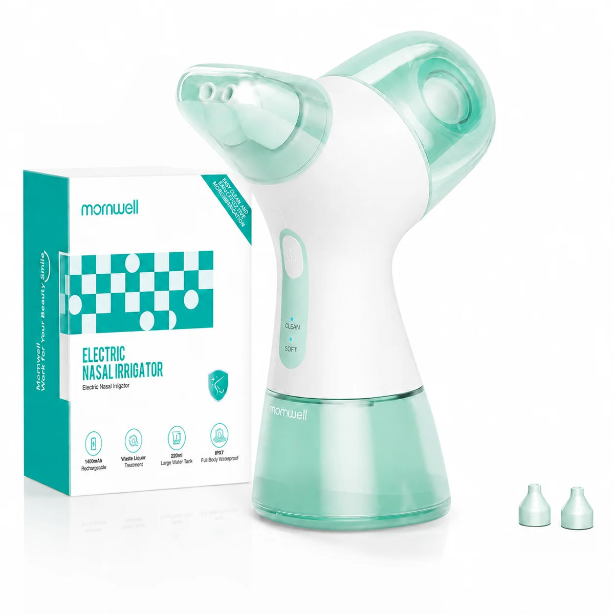 Sinus Relief Electric Nasal Irrigator With Separate Tanks